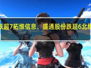 手游板块震荡走低神州泰岳跌超7%拓维信息、盛通股份跌超6%北纬科技、奥飞娱乐、富春股份跌超5%