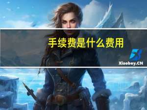 手续费是什么费用