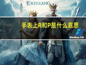 手表上R和P是什么意思