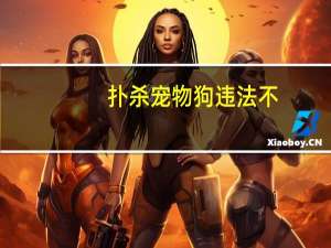 扑杀宠物狗违法不