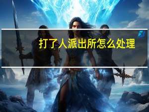 打了人派出所怎么处理