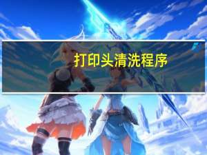 打印头清洗程序（打印头清洗）