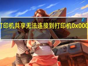 打印机共享无法连接到打印机0x0000000a（打印机共享无法连接）