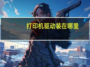 打印机驱动装在哪里
