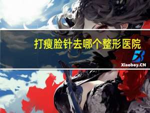 打瘦脸针去哪个整形医院(医院里能打瘦脸针吗)