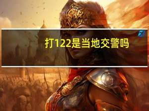 打122是当地交警吗