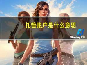 托管账户是什么意思