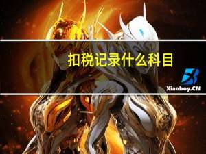 扣税记录什么科目