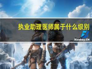 执业助理医师属于什么级别