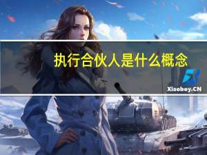 执行合伙人是什么概念
