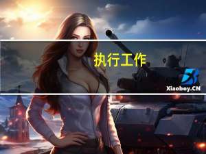 执行工作