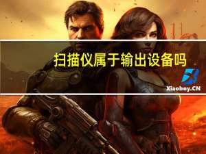 扫描仪属于输出设备吗