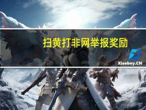 扫黄打非网举报奖励（扫黄打非网）
