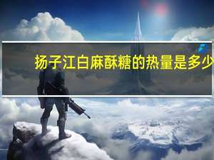 扬子江 白麻酥糖的热量是多少