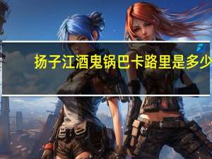 扬子江 酒鬼锅巴卡路里是多少