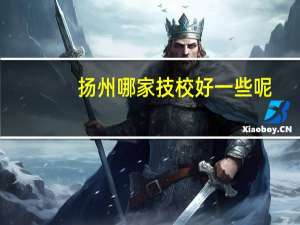 扬州哪家技校好一些呢