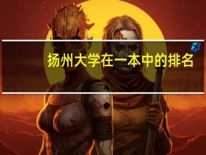 扬州大学在一本中的排名