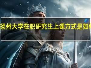 扬州大学在职研究生上课方式是如何上课