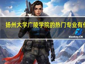 扬州大学广陵学院的热门专业有什么