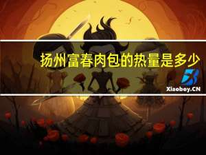 扬州富春 肉包的热量是多少