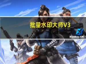 批量水印大师 V3.9.5 绿色版（批量水印大师 V3.9.5 绿色版功能简介）