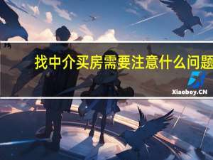 找中介买房需要注意什么问题