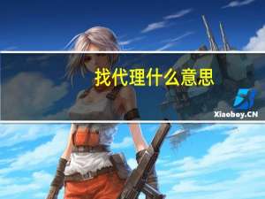 找代理什么意思（找代理项目）