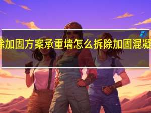 承重墙拆除加固方案承重墙怎么拆除加固 混凝土切割拆除加固