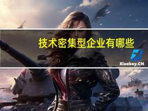 技术密集型企业有哪些