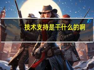 技术支持是干什么的啊