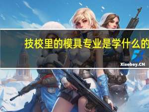 技校里的模具专业是学什么的