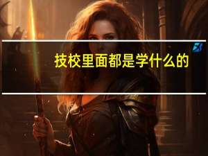 技校里面都是学什么的