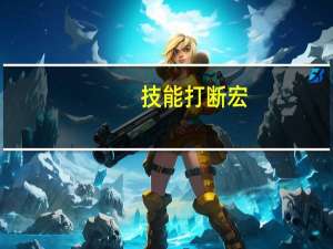 技能打断宏（打断当前施法反制宏）