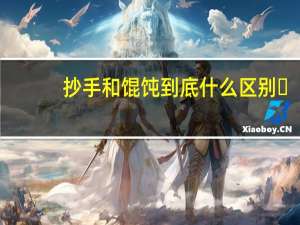 抄手和馄饨到底什么区别〜
