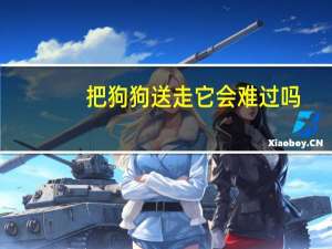 把狗狗送走它会难过吗