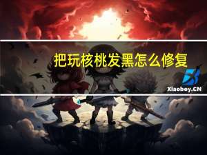 把玩核桃发黑怎么修复