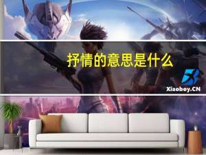 抒情的意思是什么