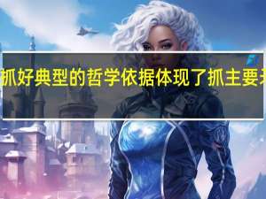 抓好典型的哲学依据体现了抓主要矛盾吗