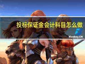 投标保证金会计科目怎么做