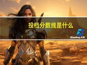 投档分数线是什么