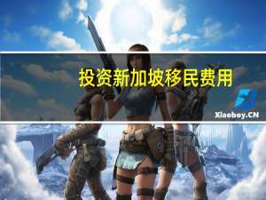 投资新加坡移民费用