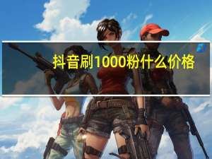 抖音刷1000粉什么价格 - 抖音充值1:10入口