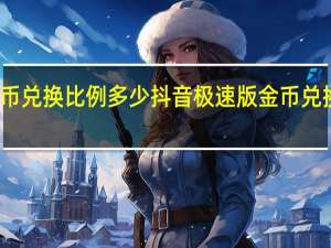 抖音极速版金币兑换比例多少 抖音极速版金币兑换比例为什么不一样