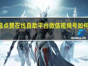 抖音点赞在线自助平台 微信视频号如何涨100粉(抖音点赞的视频在微信视频号能看到吗)