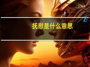抚慰是什么意思