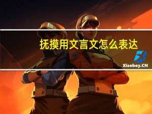 抚摸用文言文怎么表达