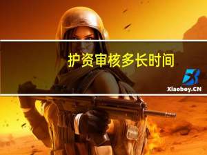 护资审核多长时间