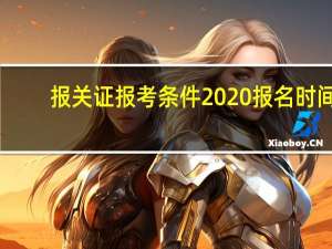 报关证报考条件2020报名时间（报关证报考条件）