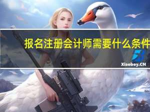 报名注册会计师需要什么条件