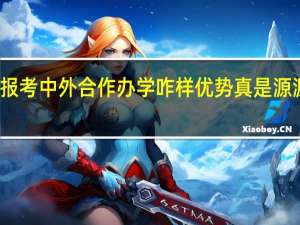 报考中外合作办学咋样优势真是源源不断